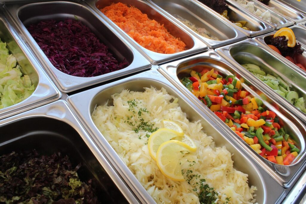 salad bar, salad buffet, salad, buffet, starter, buffet, buffet, buffet, buffet, buffet